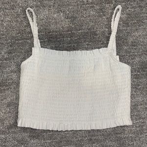Sunday Best white cami crop top